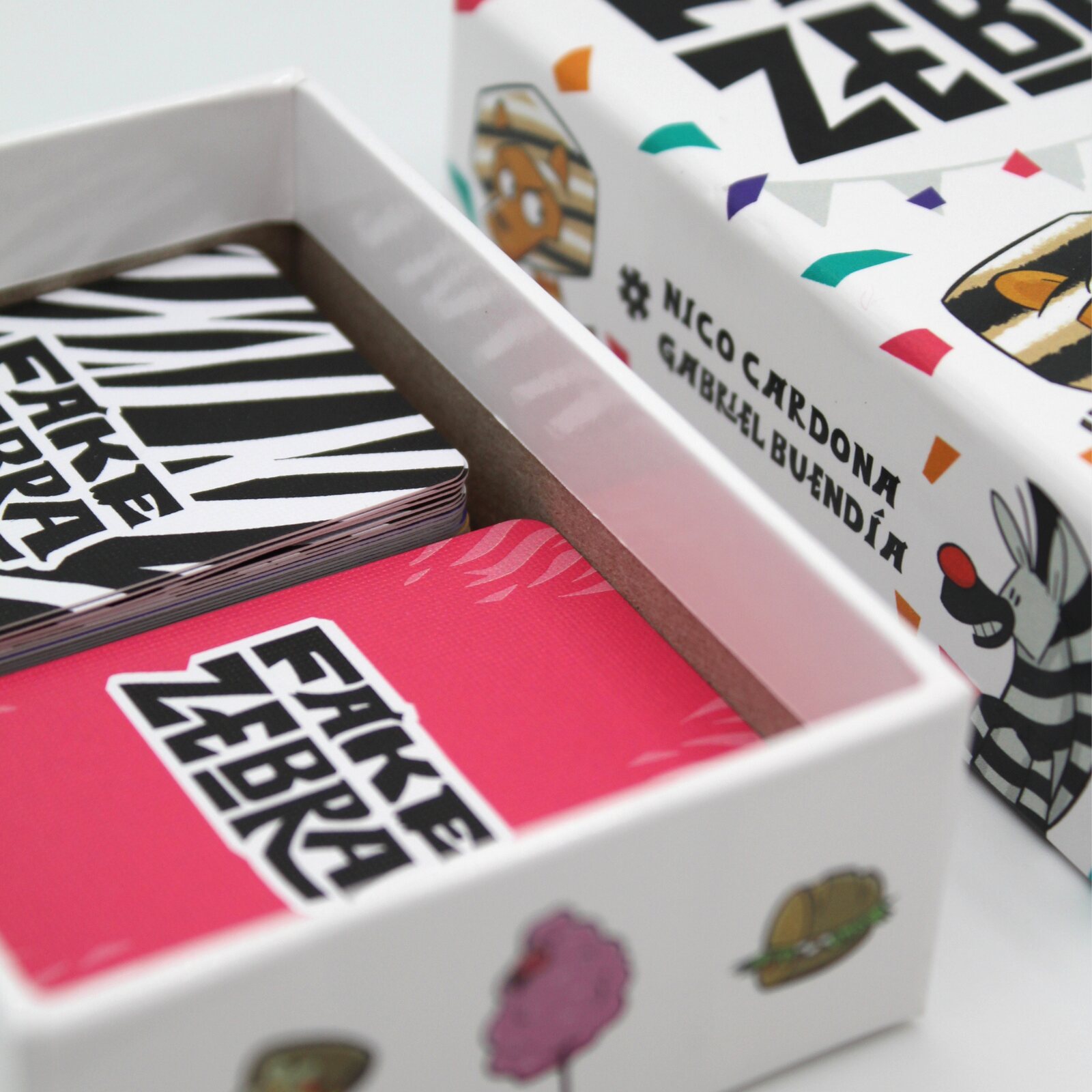 Fake Zebra box and components