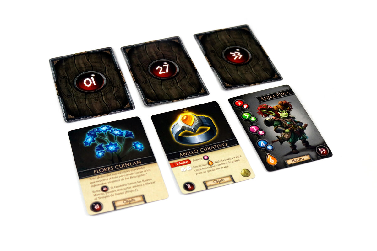 Item and character cards